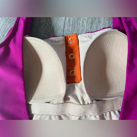 Summersalt The Sailor One Piece Pink w Orange Accent Swimsuit. Size 4 NWOT! - Picture 6 of 11